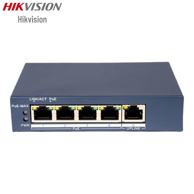 HIKVISION Cloud-Managed Gigabit PoE Switch CN plug (adapter included)