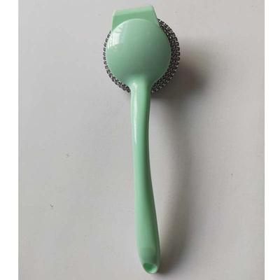 Шарик для чистки из золотой и серебряной проволоки с ручкой, оцинкованный и покрытый медью, щетка для мытья посуды, кухонная чистка, шарик из стальной проволоки