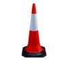 75cm Reflective Traffic Cone for Road Emergencies and Highway Intersections