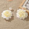Cute Pearl Earrings Bohemia Earrings Simulated Flower Earring Pearl Dangle Earring  Vacation