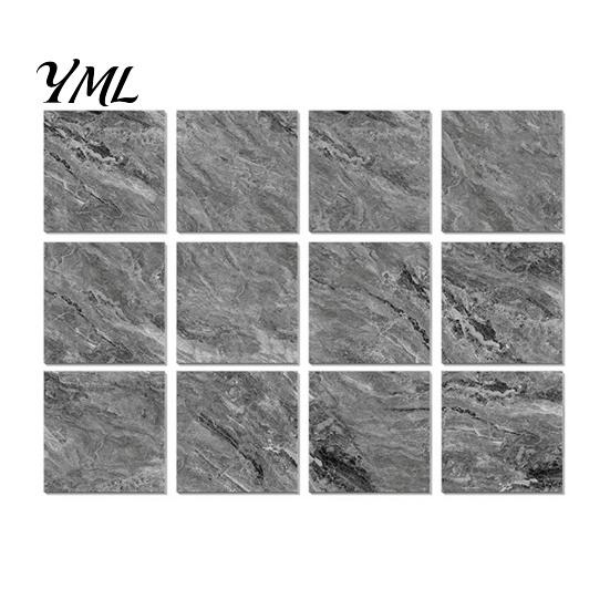 Waterproof Backsplash Decals for Bathroom 12PCS Imitation Marble Pattern Wall Stickers, Self-Adhesive EVA Easy Apply Renovation Sheets Tiles, Scratch