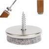 10pcs/set Metal Anti-slip Mat Round Shape Floor Protectors Feet Legs Pads  Household Chair Fittings