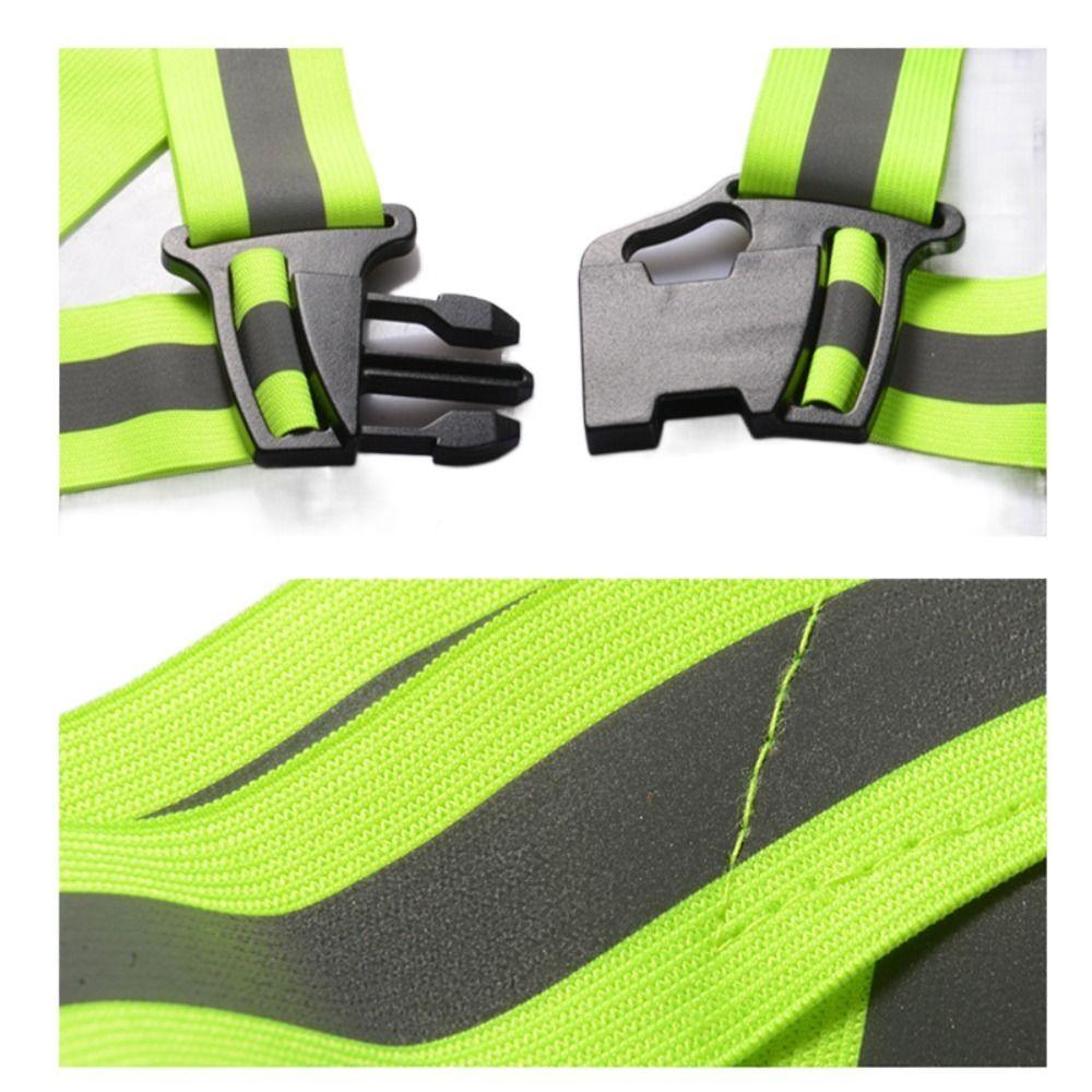 Traffic Road Warning Night Work For Running Reflective Vest Reflective Safety Jacket Men Workwear