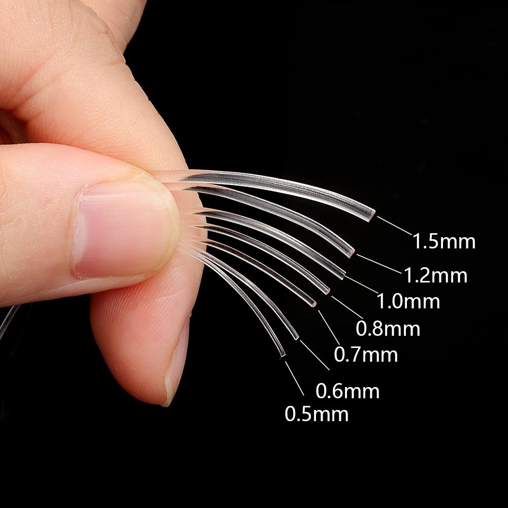 1 Roll Round Transparent Fish Wire Elastic Wire Crystal Line DIY Beaded Elastic Rope Jewelry Accessories Wholesale