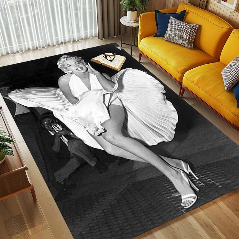 Marilyn Monroe Living Room Nonslip Area Rug Soft Carpet For Bedroom Game Playroom Sofa Office Home Decor Doormat Christmas Gift C9261777