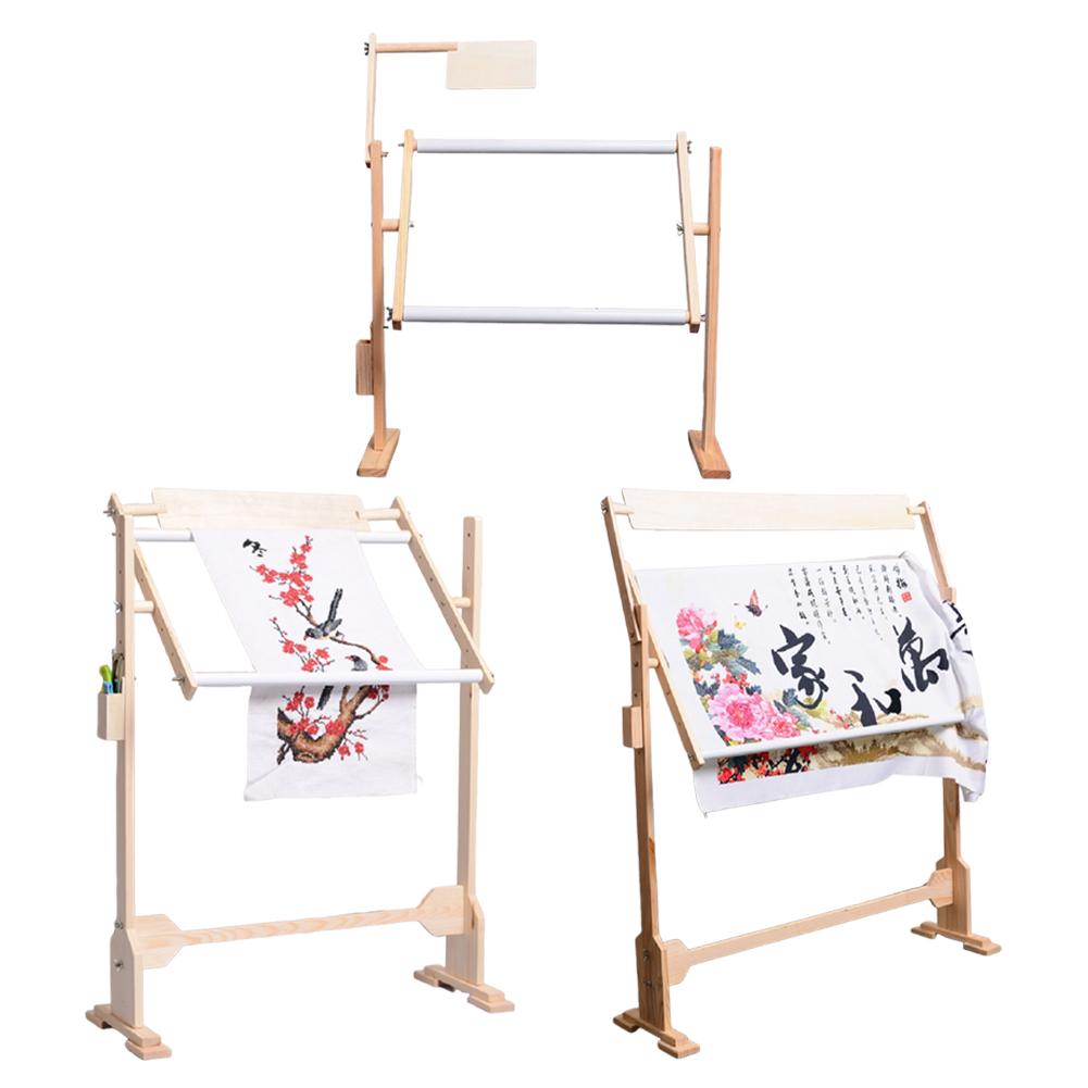 Деревянный держатель-подставка для рукоделия, регулируемая рама для вышивания крестом, подставка для вышивания крестом для шитья и рукоделия