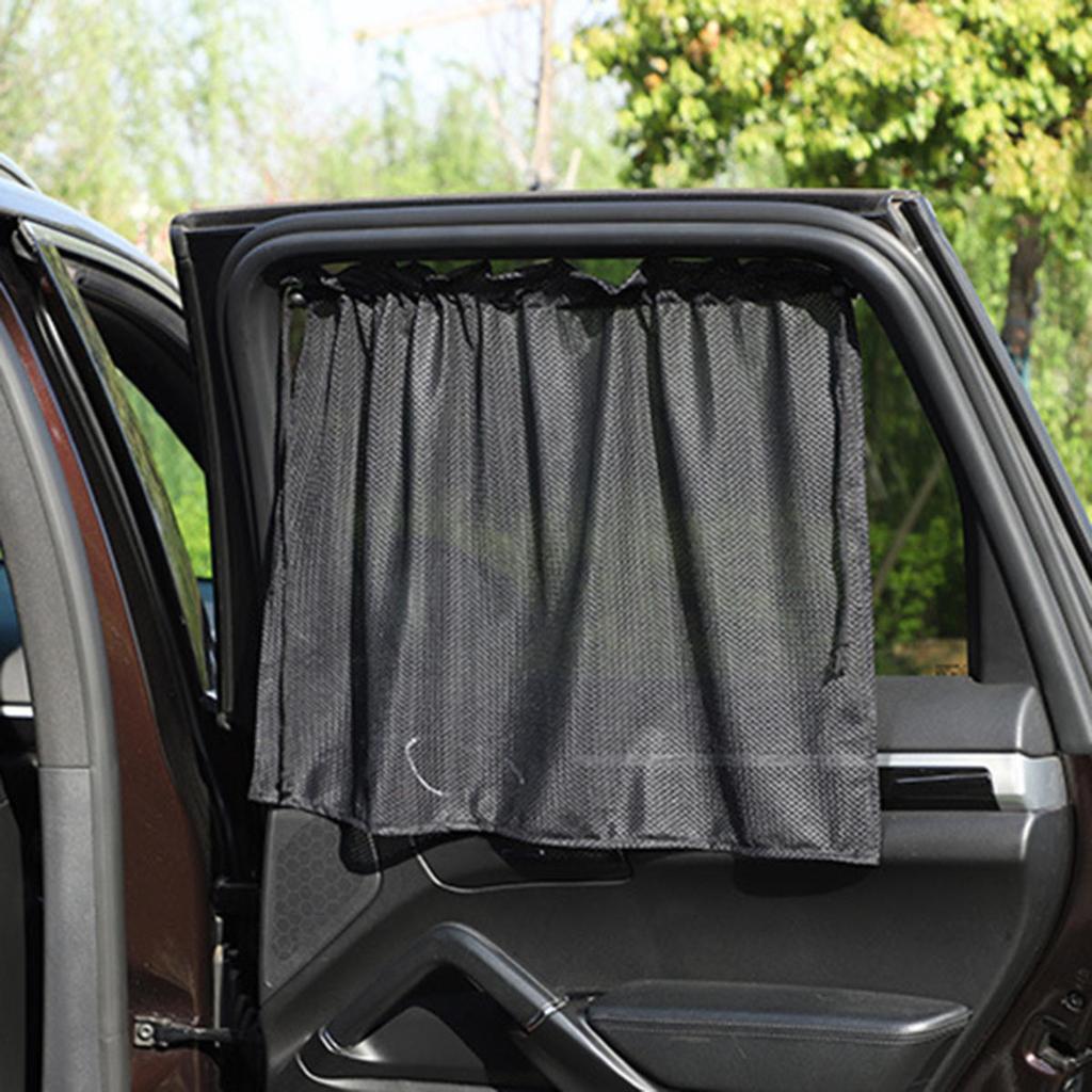 Летняя шторка на присосках для окна автомобиля, солнцезащитный чехол, универсальная шторка от солнца для бокового окна, шторки для защиты от УФ-лучей, блокирующие