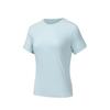 Comfortable Simple Versatile Solid Color Round Neck Pullover Casual Sports Short Sleeve T-Shirt Women T-Shirts Dark-Shadow-Blue 162537133-4