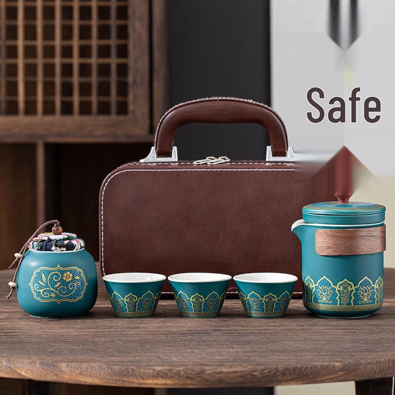 Minimalist Ceramic Travel Tea Set