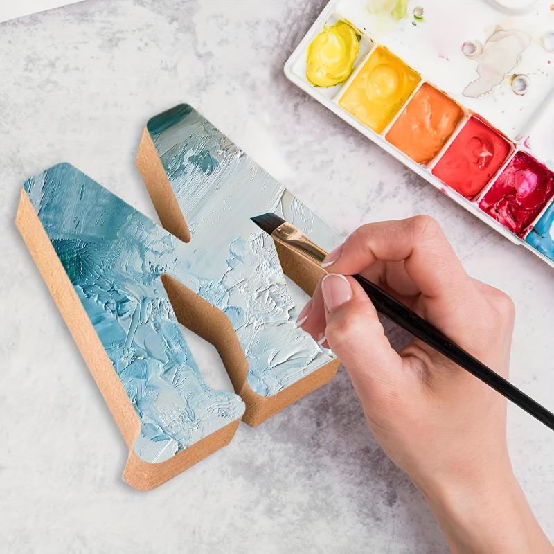 Деревянный алфавит из 26 букв для DIY 10 см Поделки Трехмерные Декоративные Буквы Декорации для Вывесок Товары для Хобби