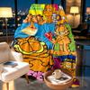 Garfield Print Blanket - Soft & Comfortable, for Bedroom, Travel, Sofa, Home Decoration - Birthday Christmas Gift for Friend