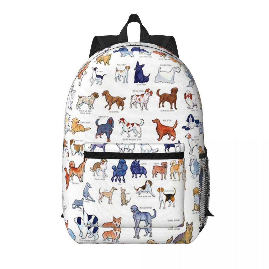 Каждый РКК Порода Собаки Рюкзак Горячая Распродажа Daypack Большая Вместимость Детский Ранец Школьная Сумка Наплечные Сумки для Мужчин Женщин