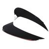 Pair of Rear Bumper Air Vent Spoiler Splitter Glossy Black Replacement for Benz CLS‑Class C257 AMG‑Line CLS53 2018 and