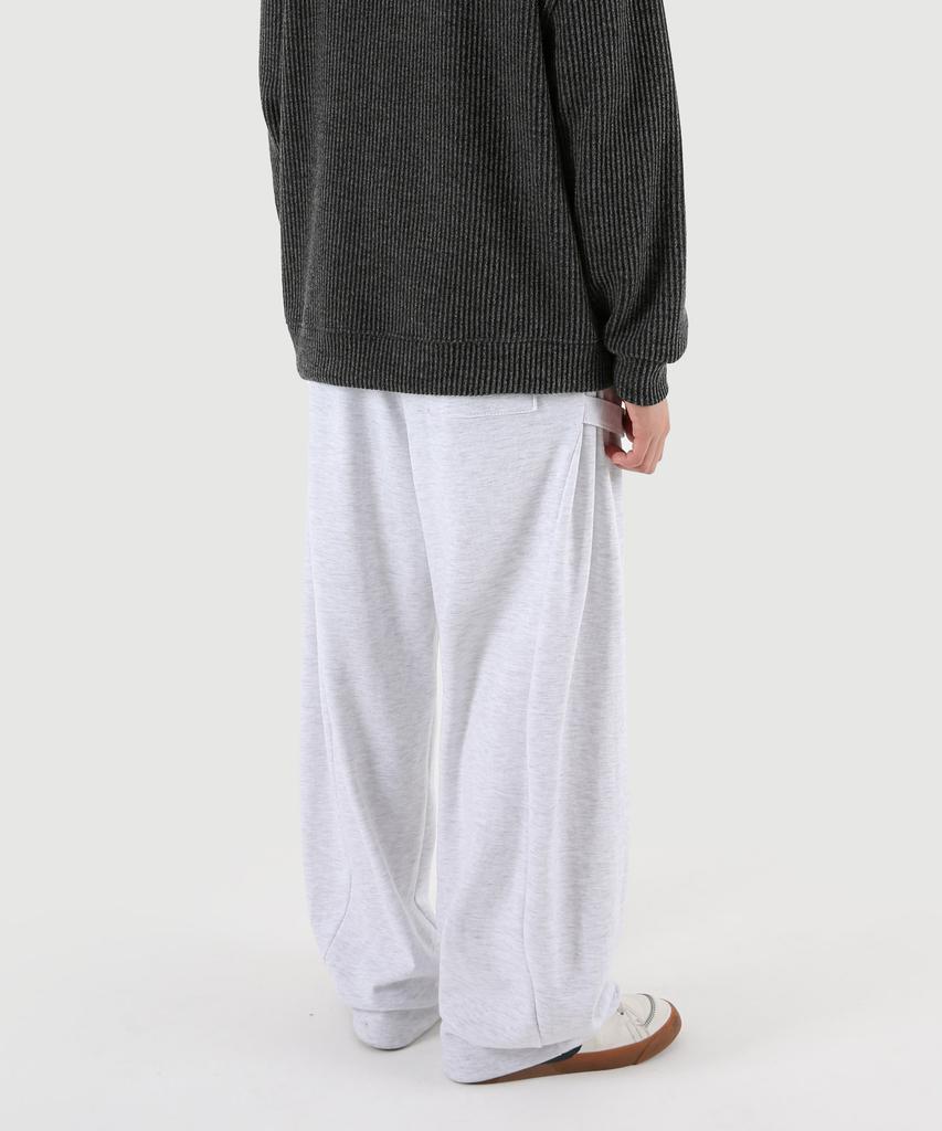 UMM Side Button Snap Balloon Wide Sweatpants 3 Colors
