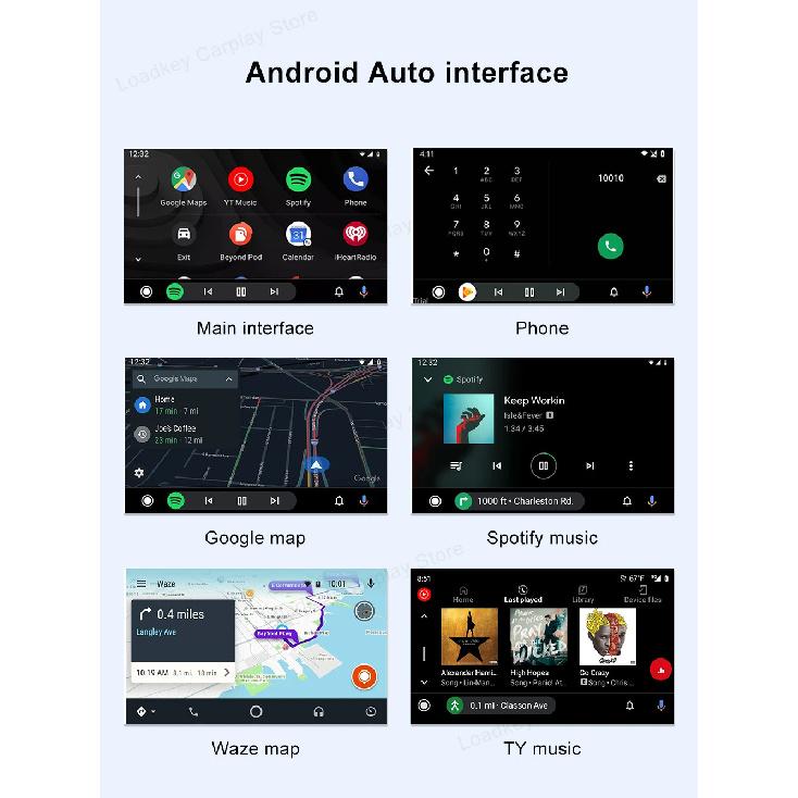 LoadKey & Carlinkit Проводной и Беспроводной CarPlay Android Auto Донгл USB беспроводной адаптер для Android экрана Автоматическое подключение зеркалирование