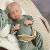 So Truly Like 46 Cm Soft Cloth Body Reborn Dolls LOULOU Realistic Asleep Simulation Baby Doll Hand Painted Hair Newborn Doll for Children 3+ Years Old