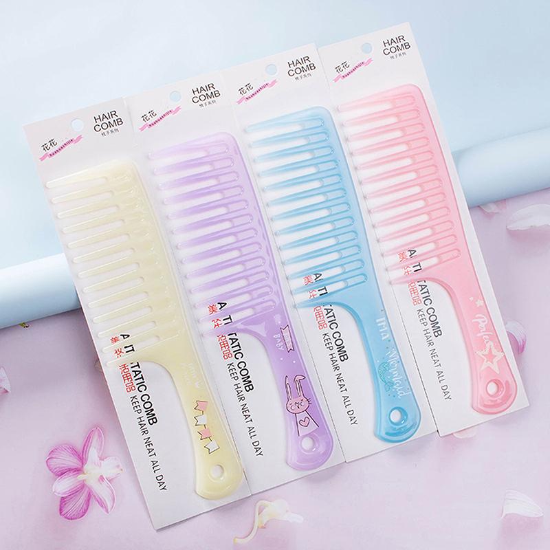 Comb, Suitable For Thick, Long, And Curly Hair With Wide Teeth, Anti-Static, Special For Real Hair Wigs