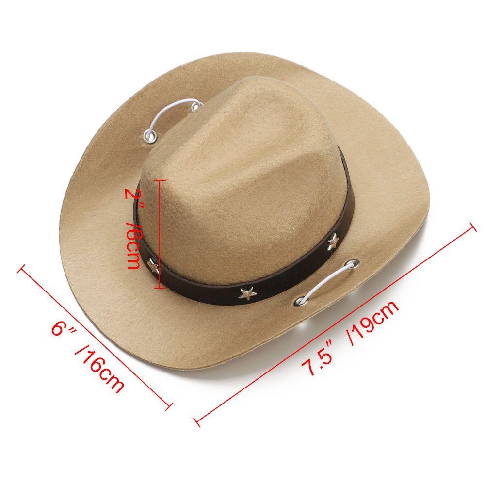 Outdoor Adjustable Pet Accessories Dogs Cats Headwear Pet Dog Hat Cowboy Hats Dogs Cat Caps
