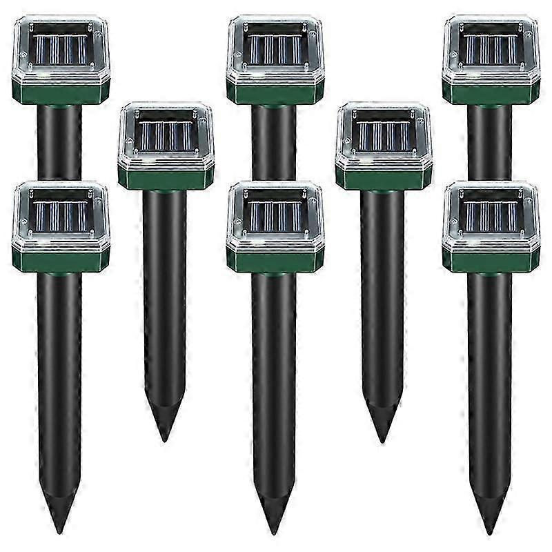 Solar powered snake repellent for outdoors 8 pack