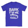 Повседневная футболка с надписью 'Bark for Me Fierce Dog' для мужчин, с круглым вырезом, хлопковая, с коротким рукавом, одежда для взрослых