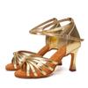 Women Tango Ballroom Latin Waltz Dance Girls Party Shoes High Heeled 7CM
