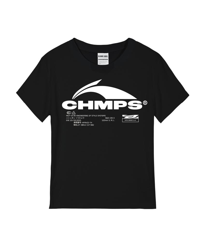 BORN CHAMPS [5 Цветов] Chmps Evolve Женская Стандартная Футболка с Коротким Рукавом