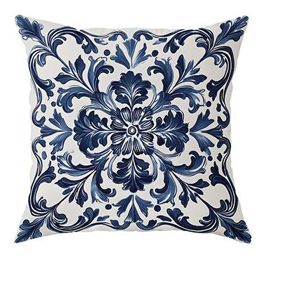 Bohemian Blue And White Floral Pillowcasesuitable For Sofa Car Bedroom Decorative Cushion Cover Pillow Cover