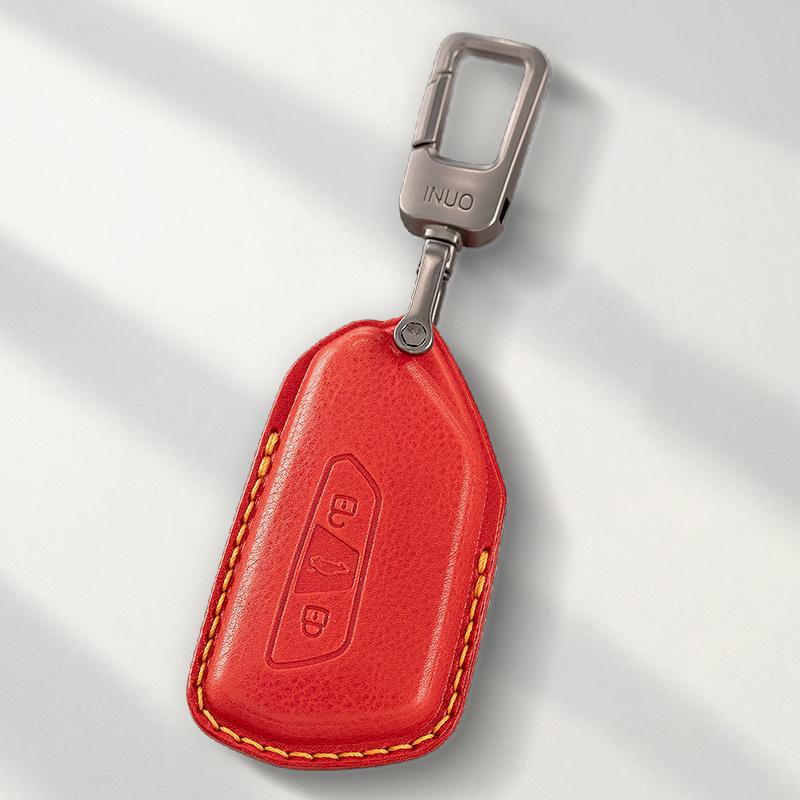 uwhxm4 Genuine Leather Protector for Volkswagen VW Golf  8MK8 ID 4 ID3for Skoda Octavia A8 MK4 Key Case Cover Fob