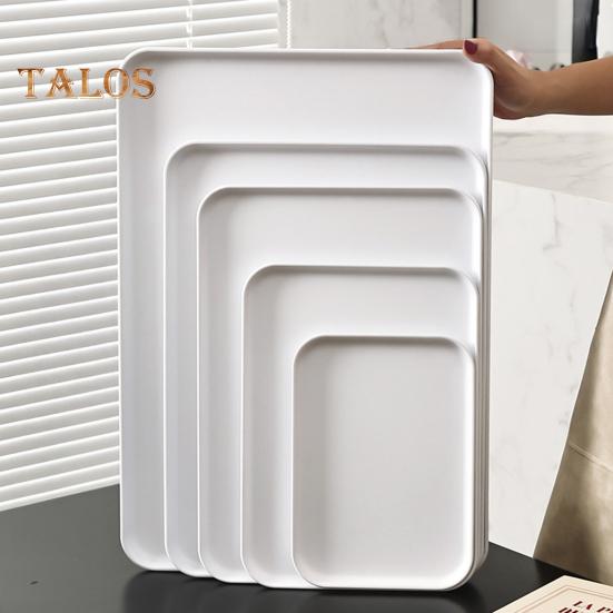 Поднос для сервировки, прямоугольные подносы для овощей и фруктов, для закусок, десертов, печенья, сыра, пластиковые подносы, большие подносы для еды без содержания бисфенола А, праздничные атрибуты