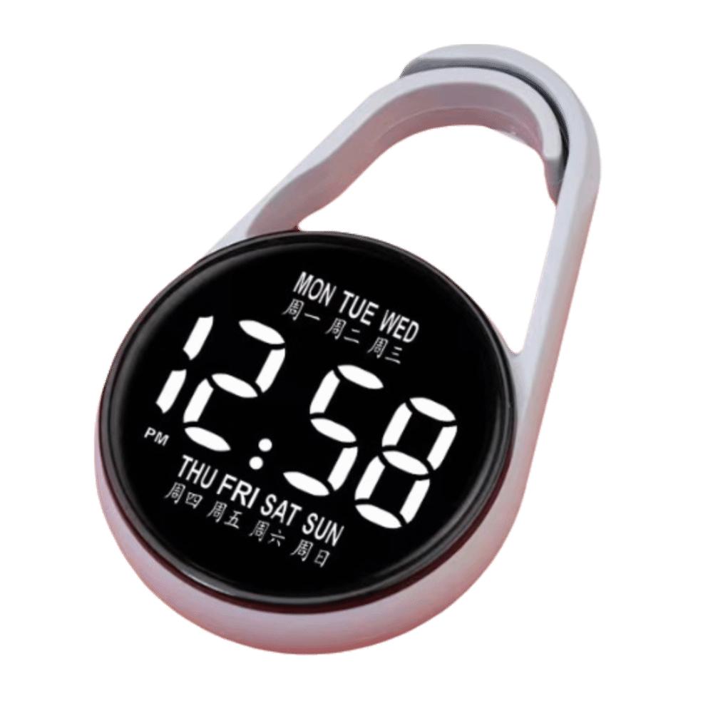 2Pcs Portable Digital Electronic Hanging Watch Luminous Pocket Watch  Pocket Style