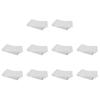 50PCS Metal Business Cards Aluminum Alloy for DIY Cards (Silver)