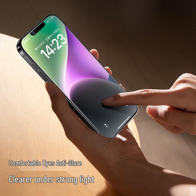 Защитная пленка из матового закаленного стекла Shine Armor с защитой от отпечатков пальцев (2-Pack)