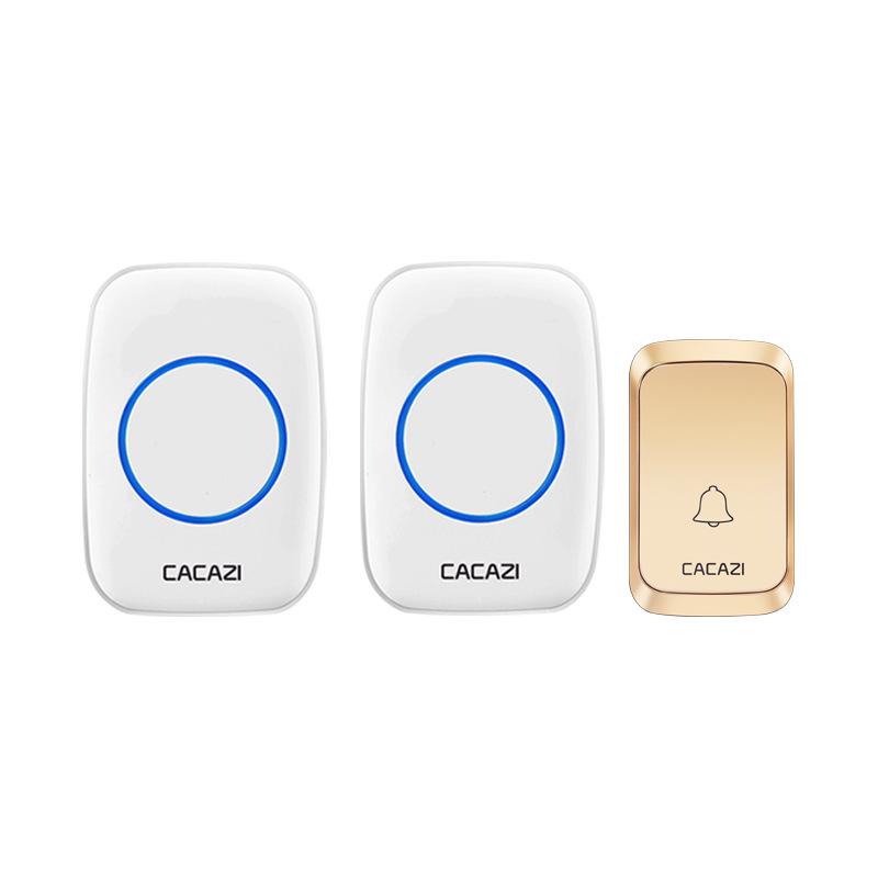 Waterproof Long-Distance Wireless Doorbell with Remote Control, 58 Melodies, and 4 Volume Levels