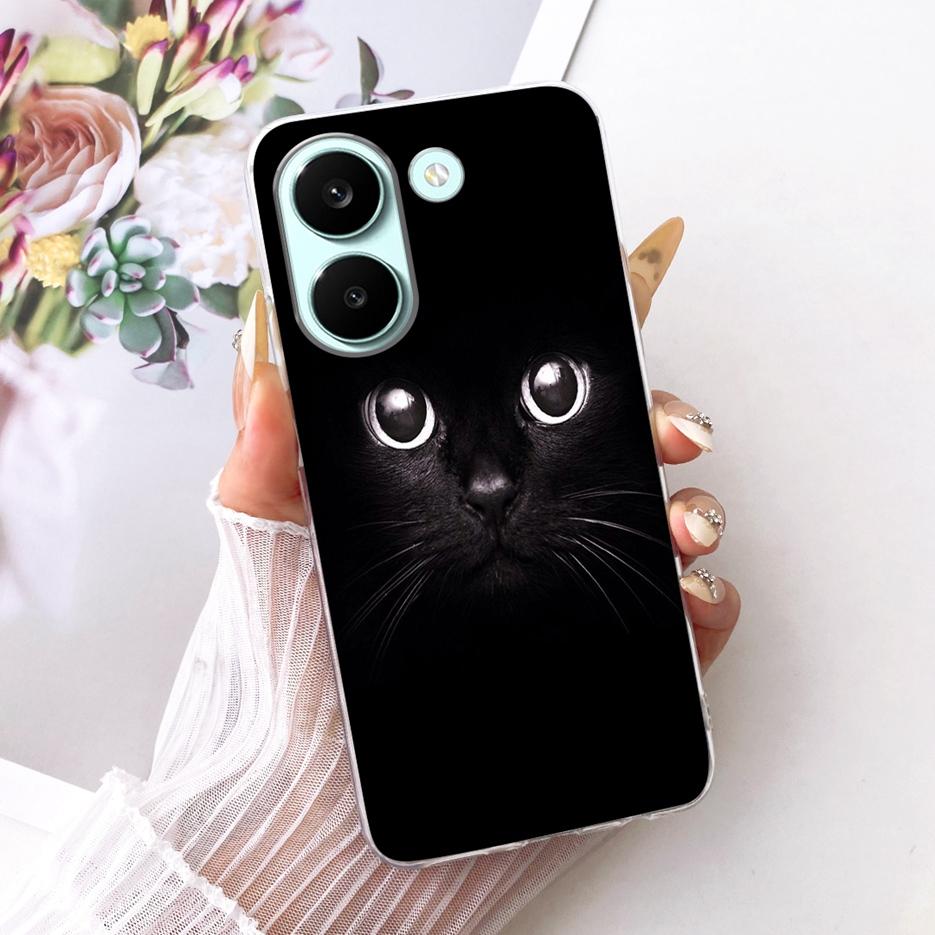 For Xiaomi Poco X8 Pro 5G Case Cute Cat Peacock Painted Cover Soft Slim Phone Case For Xiaomi Poco X8 Pro Max PocoX8 Pro 5G Bags