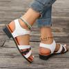 Ladies Shoes  Brand Modern Open Toe Women's Sandals Summer Daily Sandals Women Mixed Colors Square Heel Outdoor Shoes Women