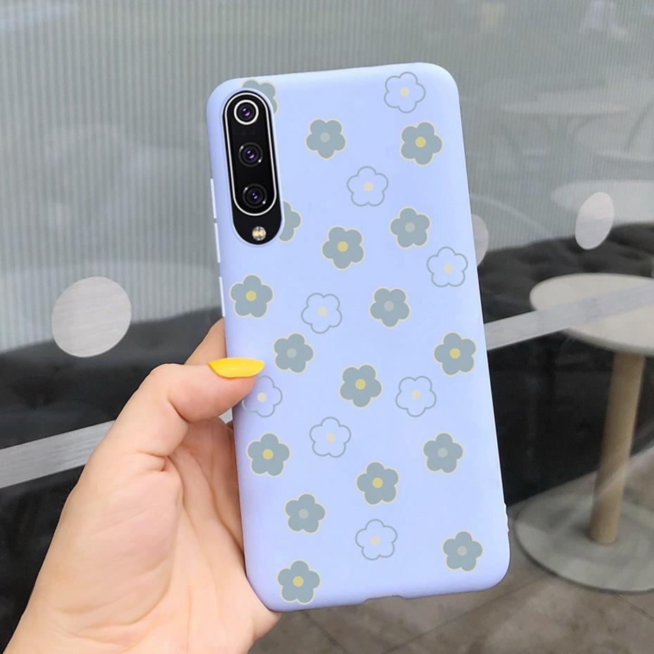 Phone Case For Xiaomi Mi 9 Lite Case Cute Silicone Back Cover For Xiaomi Mi 9 SE Mi9 9SE Mi9lite Phone Shell Soft TPU Bumper