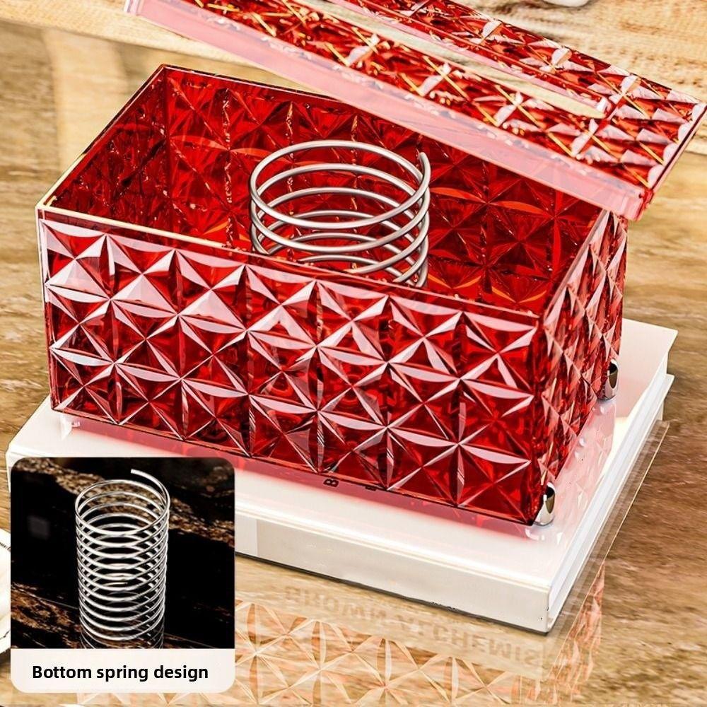European Style Paper Towel Case Automatic Lift Paper Container Light Luxury Napkin Box Living Room