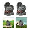 Pet Tombstone Statue Loss of Pet Sympathy Gifts Lawn Resin Pet Grave Marker