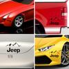 Универсальные наклейки на автомобиль Jeep: Креативные наклейки для хвоста, зеркала заднего вида и топливного бака