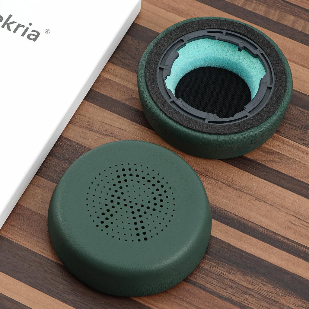 Geekria QuickFit Амбушюры Совместимые с Беспроводными Наушниками-Вкладышами JLab Go Lux ANC, Амбушюры/Подушечки (Протеиновая кожа/Шалфей)