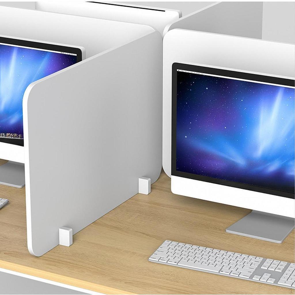 Classroom Desk Partition Board with Clamps for Versatile Use Protective Barrier