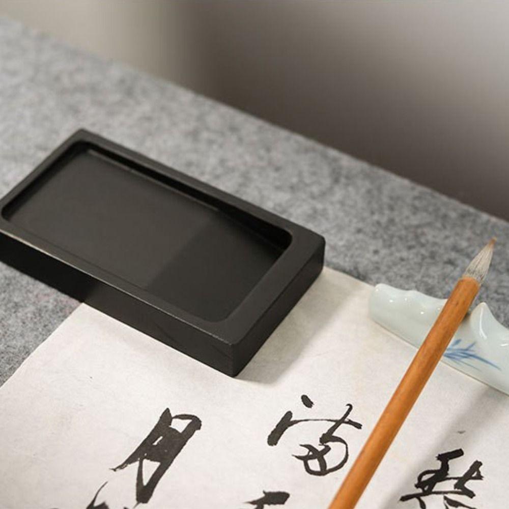 Painting Penmanship Multi-function Inkslab Calligraphy Inkwell Calligraphy Inkstone Chinese Brush