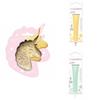 Unicorn Embossed Cookie Kit + 2 Pastel Yellow and Water Green Chocolate Pens