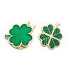 Token Hat Clip Electroplated Gold Four Leaf Clover Golf Hat Clip Golf Cap Clip Golf Ball Marker