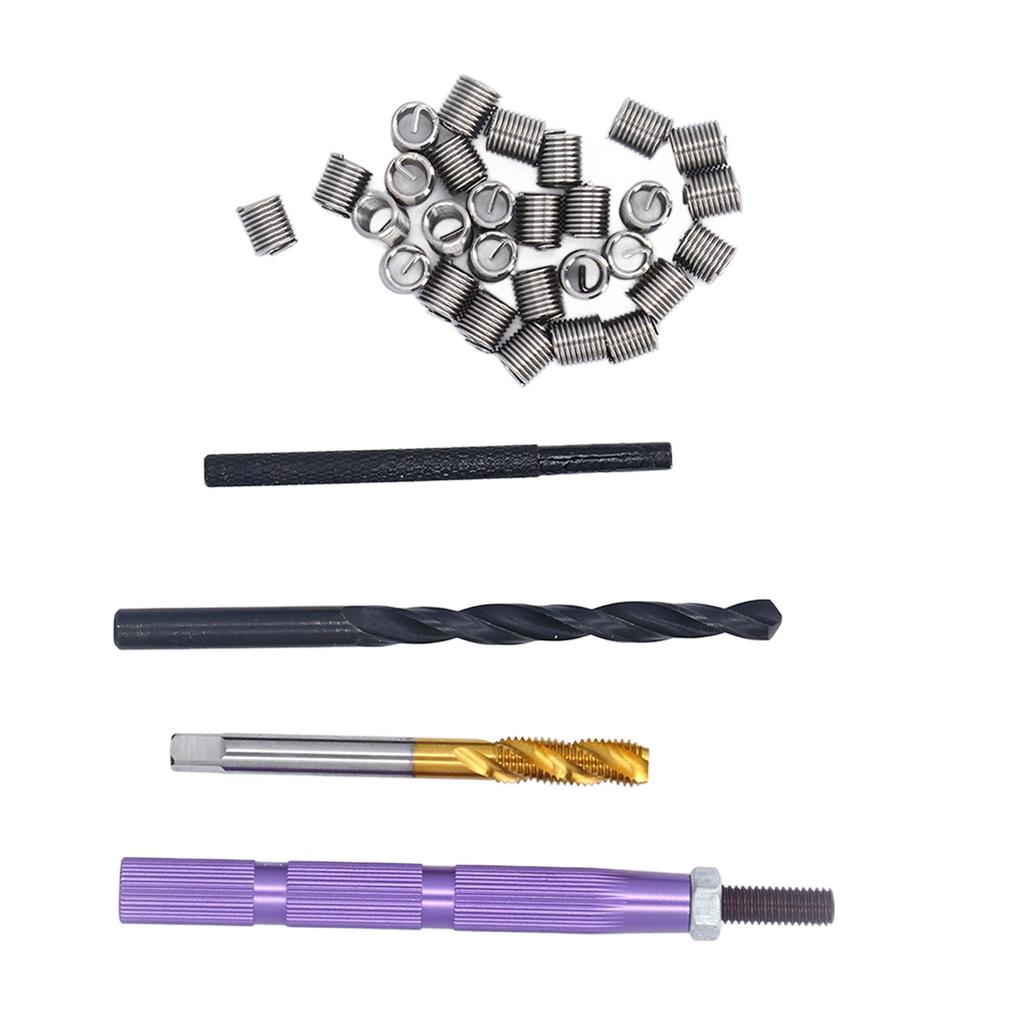34PCS Set Metric Thread Repair Kit 304 Stainless Steel Thread Repair Installation Kit