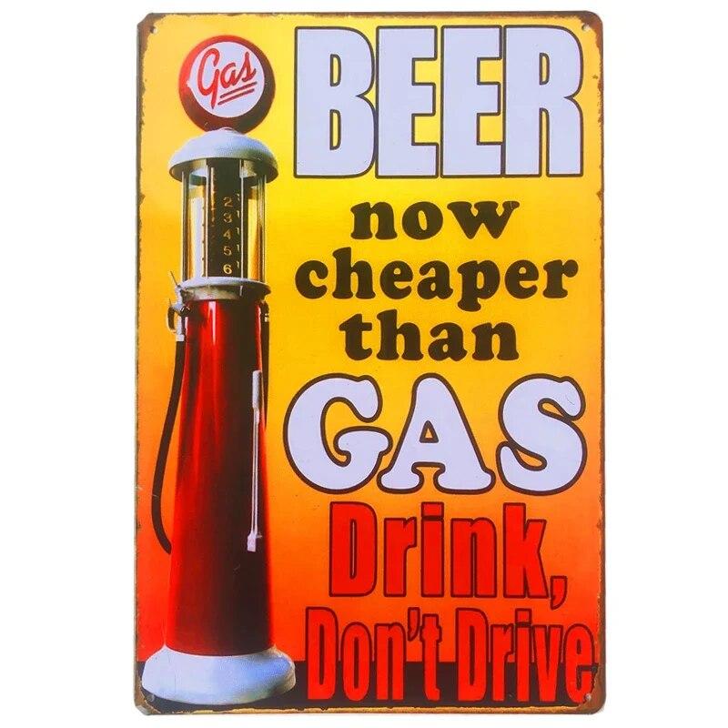 Beer Metal Tin Sign Cafe Bar Pub Club Man Cave Party Vintage Decoration Posters Home Kitchen Wall Decor Art Painting Plaque
