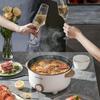 Многофункциональная электрическая кастрюля с антипригарным покрытием и вок для жарки для общежитий и студентов