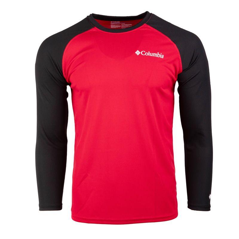 Мужская двухцветная футболка с длинными рукавами COLUMBIA