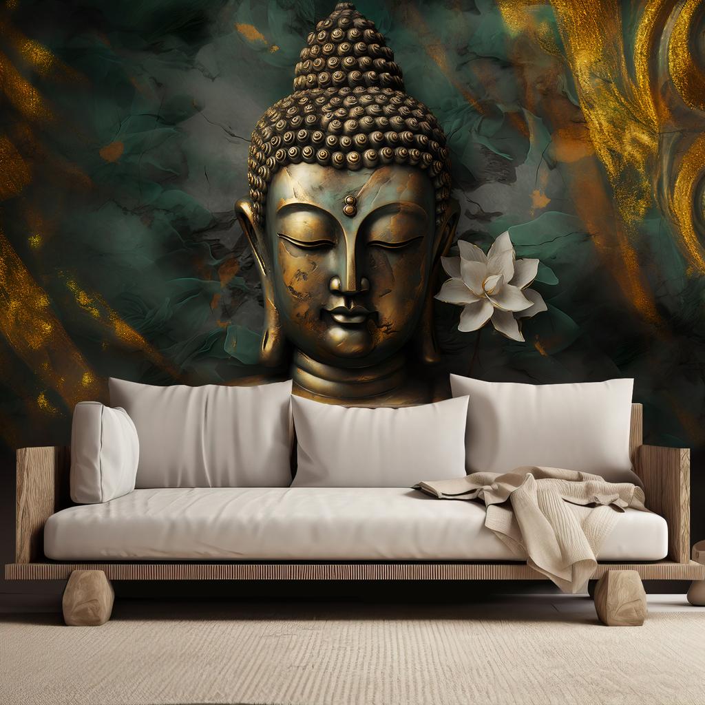 Wallpaper Buddha Abstract Zen