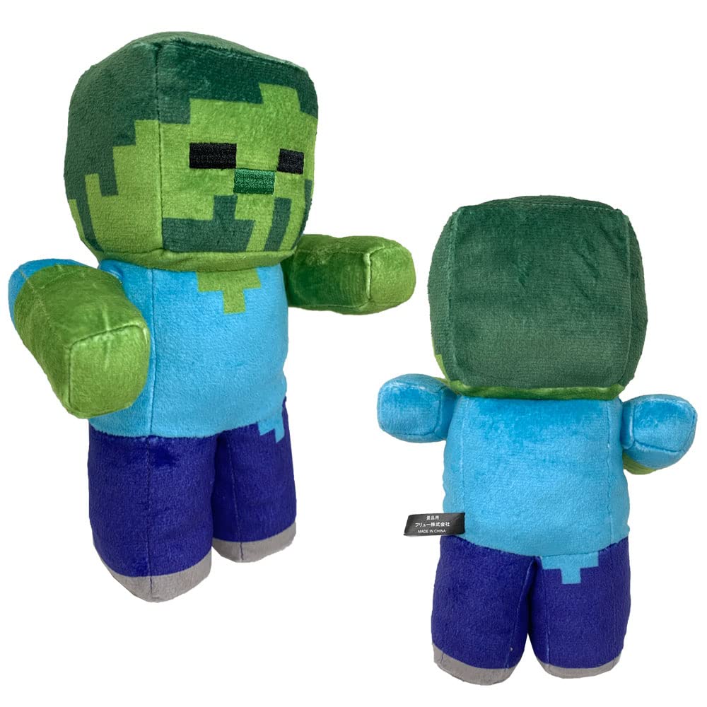 Character Popular Enemy Mob Stuffed Toys Now Available Stuffed Toys Zombie Drowned Husk All 3 Types Set Official Goods 22cm Approx.